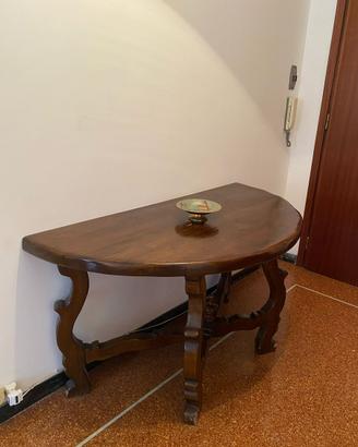 Consolle in noce