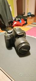 fotocamera Canon EOS 1100D, obbiettivo Canon 18-55