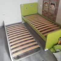 Letto singolo con rete estraibile