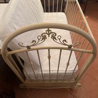 Culla/lettino ferro battuto