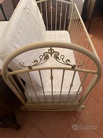 Culla/lettino ferro battuto