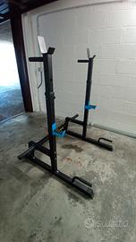 Rack palestra + panca + 100 KG di pesi +  ...
