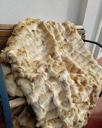 Gaveno Cavailia Coperta In Finta Pelliccia Di Visone Per Divano E Letto - Super Morbida, Leggera E Calda - Colore Rosso, Dimensioni Single 127x152 Cm