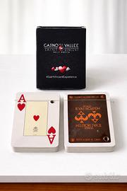 Due mazzi di carte Casinò di Saint Vincent