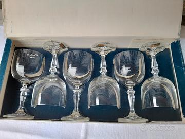 Set 6 calici, 15,5 cm, Cristallo di Boemia "Marian