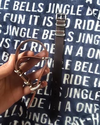 cinturino per orologio in vera pelle ×2