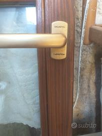 porta finestra doppi vetro in legno