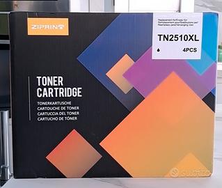 Cartuccia/Toner formato convenienza TN2510XL 4 pcs