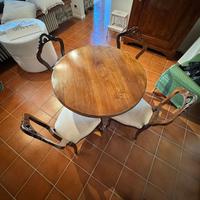 Tavolo XIX secolo con 4 sedie
