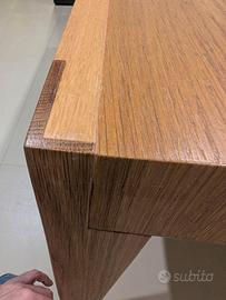 tavolo quadrato in rovere