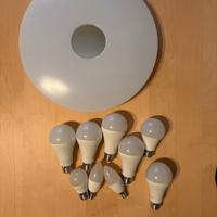 Set Lampadine Smart WiFi RGB + Plafoniera Alexa