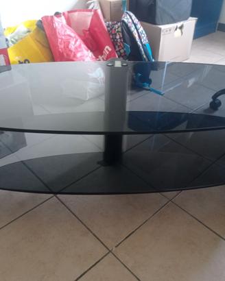 Tavolo in vetro nero
