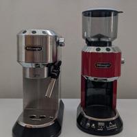 Macchinetta e Macina Caffè DeLonghi Dedica