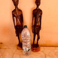 Statue masai in legno