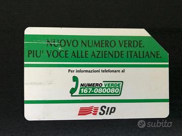 SIP Scheda Telefonica nuovo numero verde