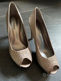 Scarpe open toe cafè noir donna