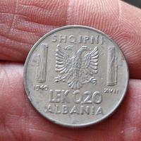 moneta 0.2 Lek Albania 1940