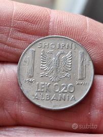 moneta 0.2 Lek Albania 1940