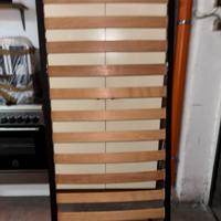 Rete Letto Singolo con doghe in legno -nuova-30€