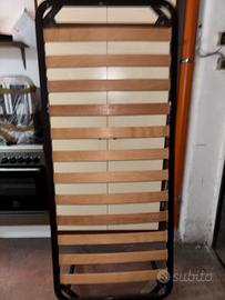 Rete Letto Singolo con doghe in legno -nuova-30€