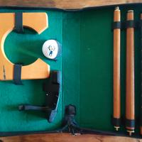 Set allenamento golf con custodia.