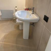 Lavabo bagno cm 60 con colonna in ceramica