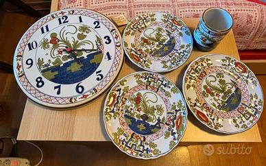 Set ceramiche di Faenza