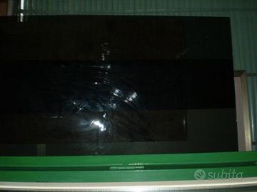 Nr. 2 lastre di vetri fumè alti cm 227