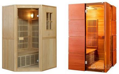 Sauna cedro infrarossi finlandese diverse misure