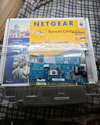 Scheda LAN Netgear EA201-10 Isa nuove in blister 