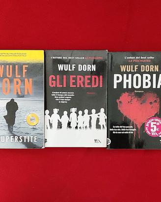 Lotto tre libri thriller Wulf Dorn