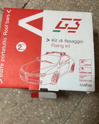 Kit fissaggio per barre portapacchi