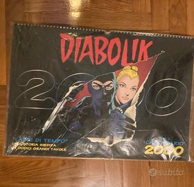 Calendario da collezione Diabolik 2000