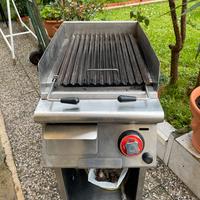 Griglia a gas pietra lavica professionale