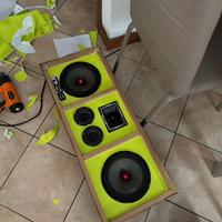 Casse altoparlanti audio auto DS18 1100 watt