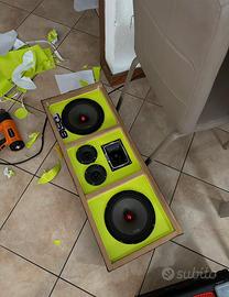 Casse altoparlanti audio auto DS18 1100 watt