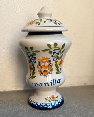Vaso Speziali Vanilla Ceramica Decorata 18 cm