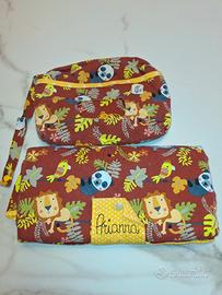 fasciatoio portatile e porta pannolini