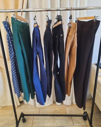Set 7 paia pantaloni donna firmati n.38/40