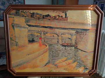 STAMPA, VAN GOGH PONTE DI ARNIERES dm: 1.30 x 1.00