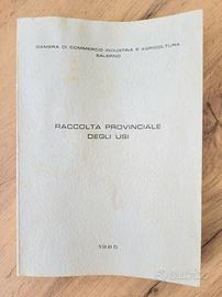 Raccolta provinciale degli usi, 1965