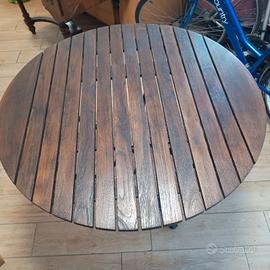 tavolo e sedie in ferro battuto 