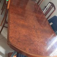 Tavolo da cucina salone con 6 sedie