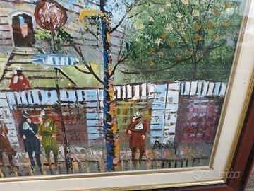 Burnett quadro olio su tela