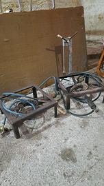 bruciatori x pomodori più bidone in rame