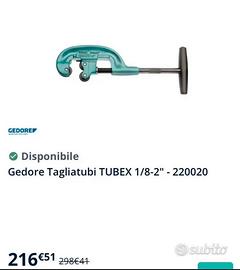 Tagliatubi professionale Tubex Germany
