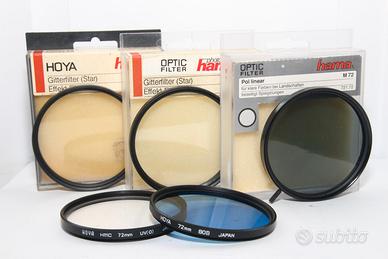 HOYA HAMA 5 FILTRI 72mm per Fotografia Colori B/N