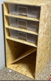 Rack per serpenti gechi ecc