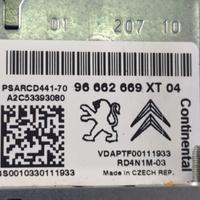 96662669XT AUTORADIO PEUGEOT 207 SW 1.4 G 54KW 5M 