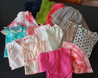 Abbigliamento bambina-2/4anni-Lotto unico 15 pezzi